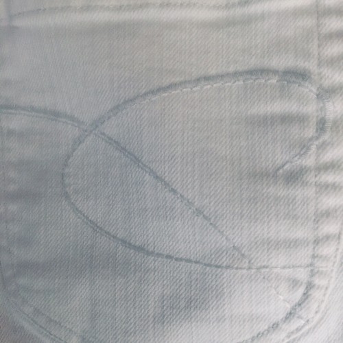Chicos Platinum White Marquis Jeans Sz 3/ XL - Picture 9 of 11