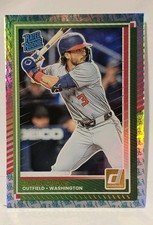 2025 Donruss - Dylan Crews - Rated Rookie Holo Liberty Variation - Nationals