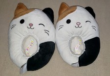 Squishmallow Cam The Calico Cat Slippers Size 13-1 Cute Squishmellow Gear
