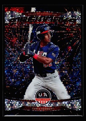 2026 Panini Stars & Stripes Disco Prizm -- #9 Chris Rembert Fireworks