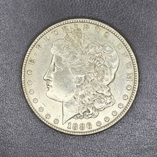 1886-P Morgan Silver Dollar - 90% SILVER - Circulated Coin!