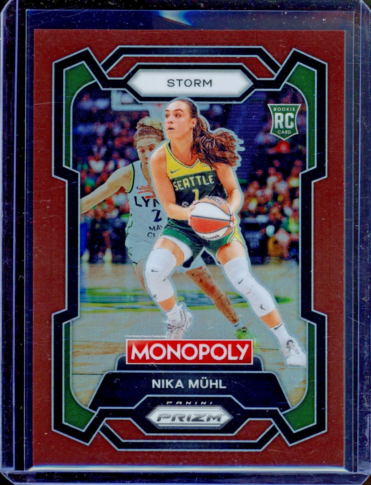 2024 Prizm Monopoly WNBA Nika Muhl #4 Rc Bronze Prizm 163/249