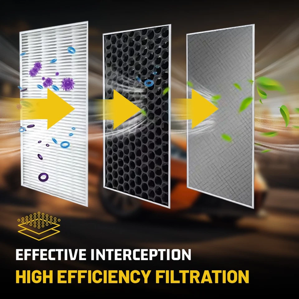 3X Engine Air Filter For Cadillac CTS 2008 2009 2010 2011 2012 2013 2014 - Image 2 of 4