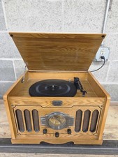 Vintage Thomas Collectors Edition Antique Radio Cassette Record Player TESTED