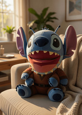 Disney Lilo and Stitch Evil Stitch 16" HugMe Vibrating Plush Toy Works