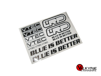 Vintage RC Sticker Sheet (1) LRP VTEC White
