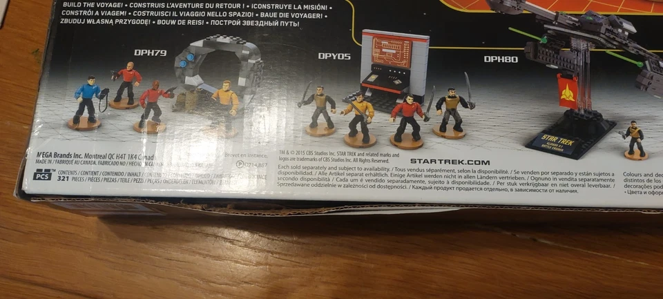 NEW STAR TREK - TOS Mega Bloks  DPH81 Transport Room Construction Set - Image 3 of 4