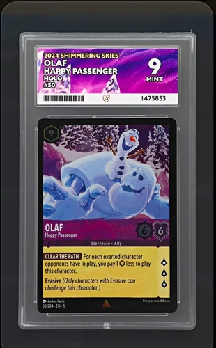 Olaf - Happy Passenger (V.1) 50/204 ACE graded card