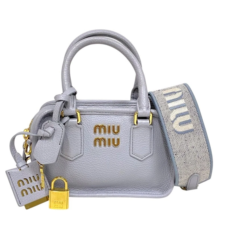 Purple Leather Exterior Miu Miu Bags & Handbags for Women for sale
