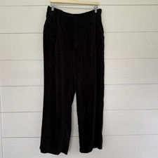 Divided by H M Women  s Large Black Corduroy Pants