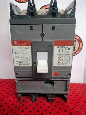 GE SGLA36AT0400 Spectra RMS 400 AMP 3P Circuit Breaker  ''CHIPPED''  SEE PHOTO