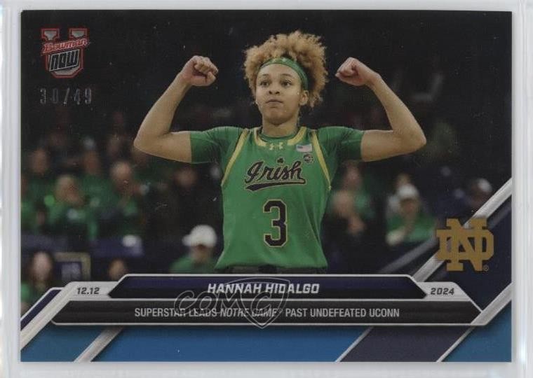 2024-25 Bowman U Now Blue 30/49 Hannah Hidalgo #29 1fl4