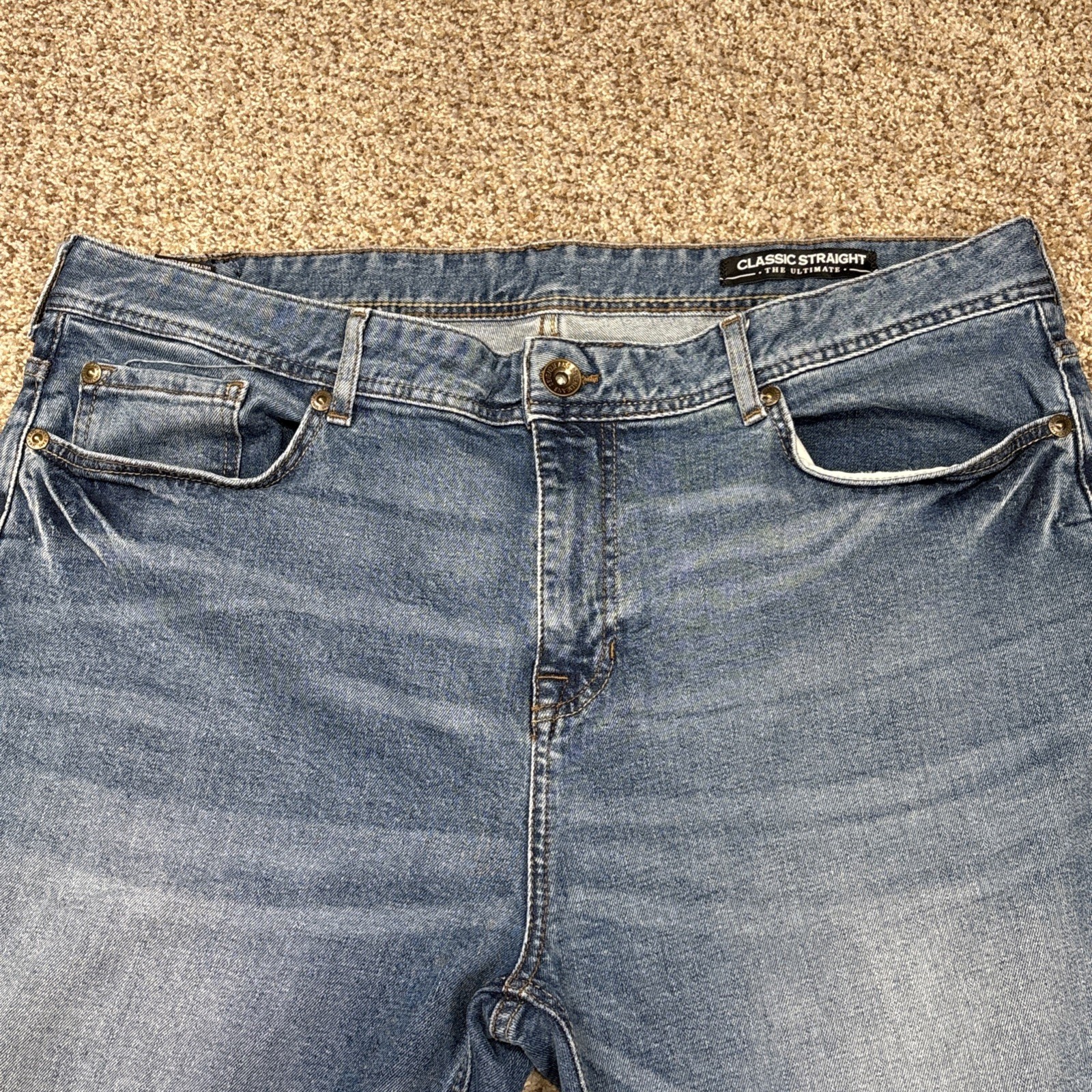 MENS SEVEN 7 JEANS THE ULTIMATE CLASSIC STRAIGHT 40x32 Fits 40 X 31 - View 6