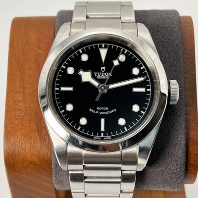 Tudor Black Bay 79540 41mm Smiley Dial Automatic Men Watch Bracelet Steel #W-36