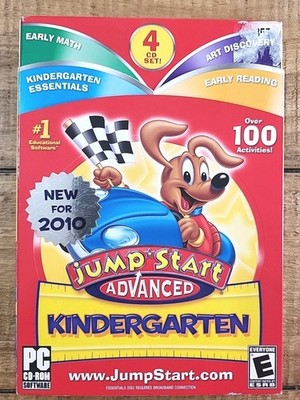 Jump Start Advanced Kindergarten 2010 PC Windows XP Windows 7 Vista New Sealed