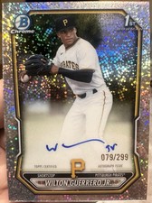Wilton Guerrero Jr. Bowman Chrome 2026 Speckle Refractor /299 Auto