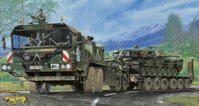 Trumpeter 00203 Deutscher Panzertransporter SLT-56 - FAUN - 1:35