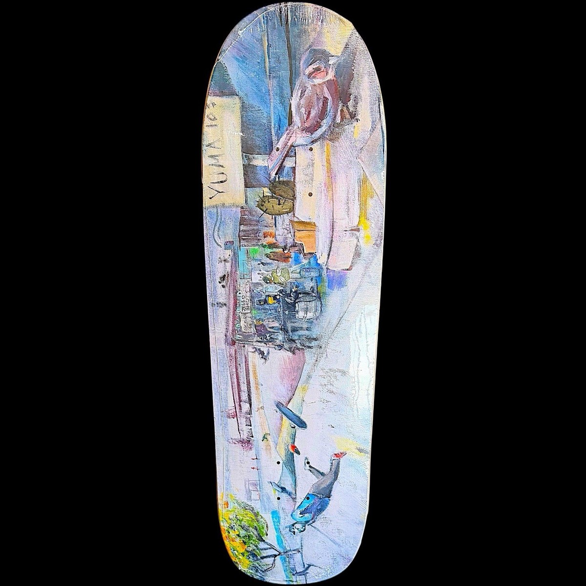 The Heated Wheel Neil Blender 1st Everslick Skateboard Deck 9.25