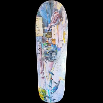 The Heated Wheel Neil Blender 1st Everslick Skateboard Deck 9.25