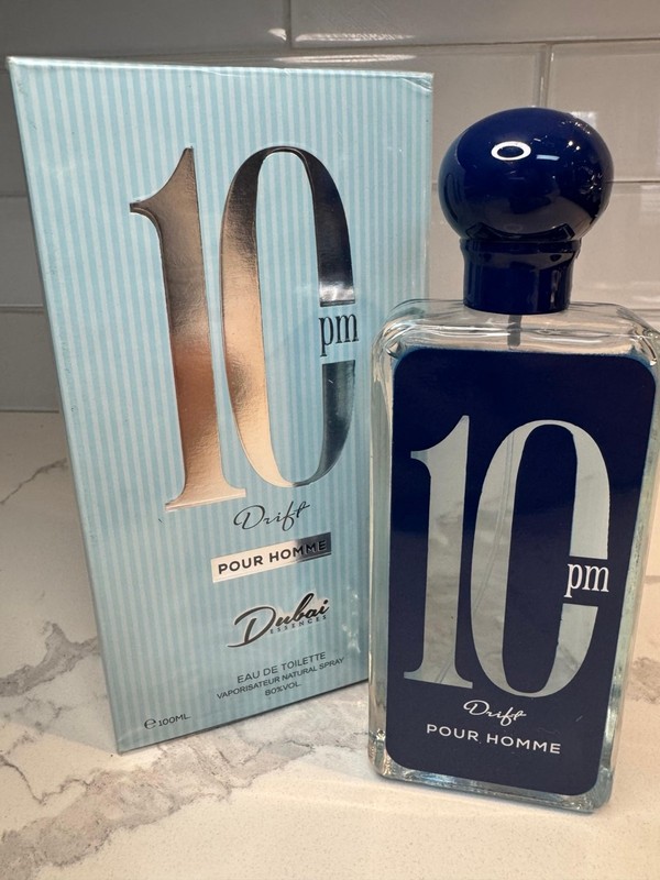 10 PM DRIFT Pour Homme EDT Men’s Fragrance Spray 3.4oz (Blue Box)