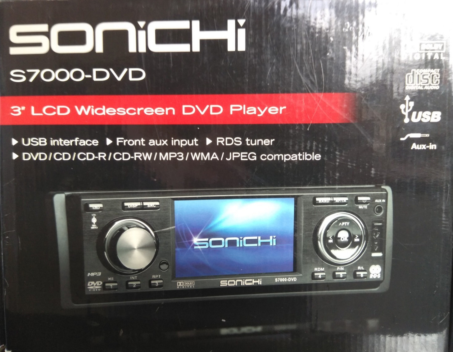 Flip Front + Usb & Aux In, Video In/out