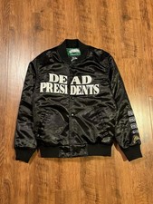 New-Headgear Classics-Dead Presidents, 1995 Movie Satin Bomber Varsity Jacket S