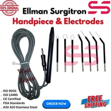 Ellman Surgitron Handpiece and Electrodes Set CE Certified Reusable-Autoclavable