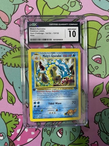 CGC 10 Misty’s Gyarados 1st Edition