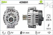 Lichtmaschine mit Riemenscheibe 439891 VALEO f&uuml;r MERCEDES-BENZ M-KLASSE GLE GLS