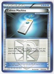 Colress Machine 119/135 Plasma Storm Uncommon Pokemon Card