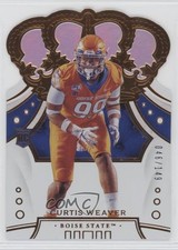 2020 Chronicles Draft Picks Crown Royale Mirror Holo /149 Curtis Weaver #25 g2u