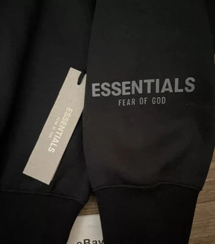 Felpa con cappuccio Fear of God Essentials 'Nero' 192HO202000F