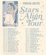 Freya Skye Stars Align Tour 2026 Poster