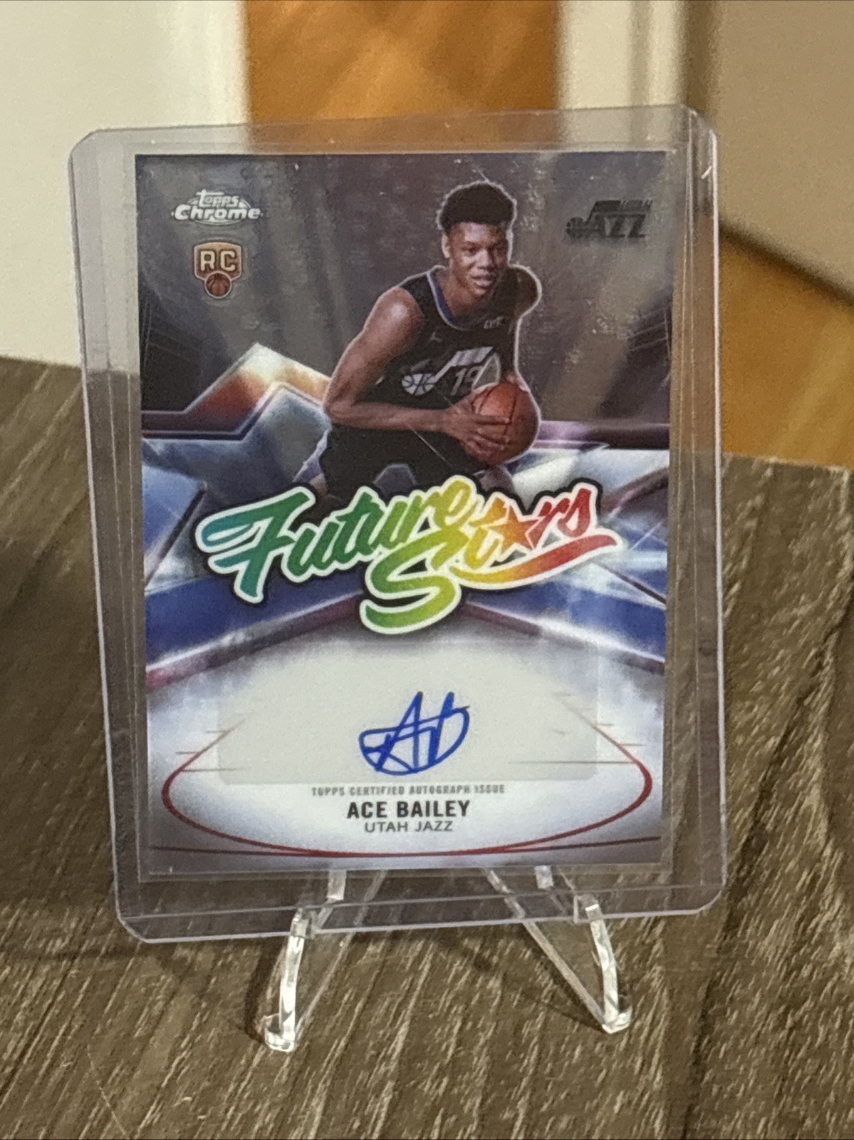 Ace Bailey Auto 🔥 2025–26 Topps Chrome Future Stars Refractor On-Card Autograph