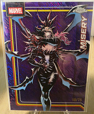 Topps 2026 Marvel Topps Chrome Sapphire Misery #137 Serial /75