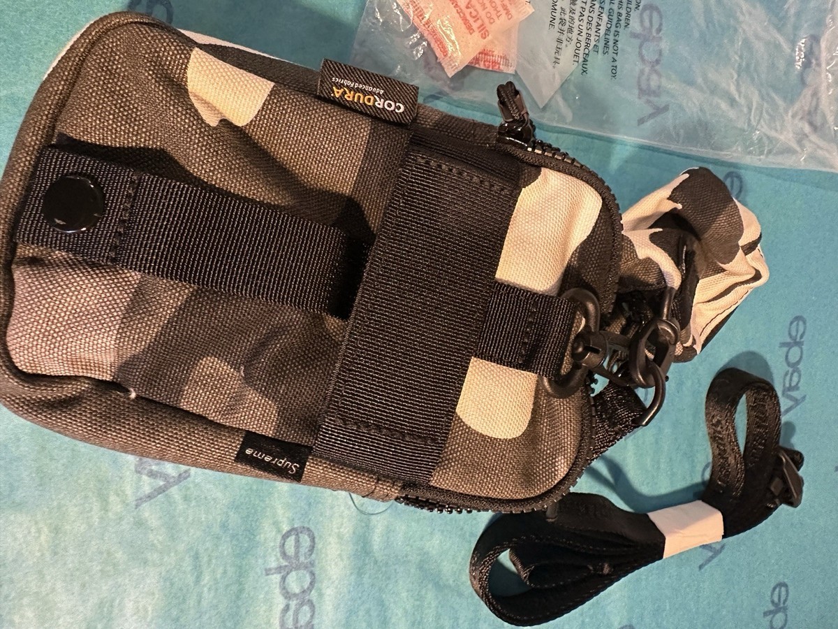 New Supreme Camera Bag & Mini Pouch Snow Camo SS25 Cordura EDC | eBay
