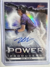 2020 Bowman's Best Zac Veen Power Producers Auto Refractor /99 Rockies #PP-ZV
