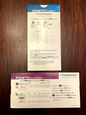 Weight Watchers WW Flex Points Finder Calculator Slider Points Booster Set 2003