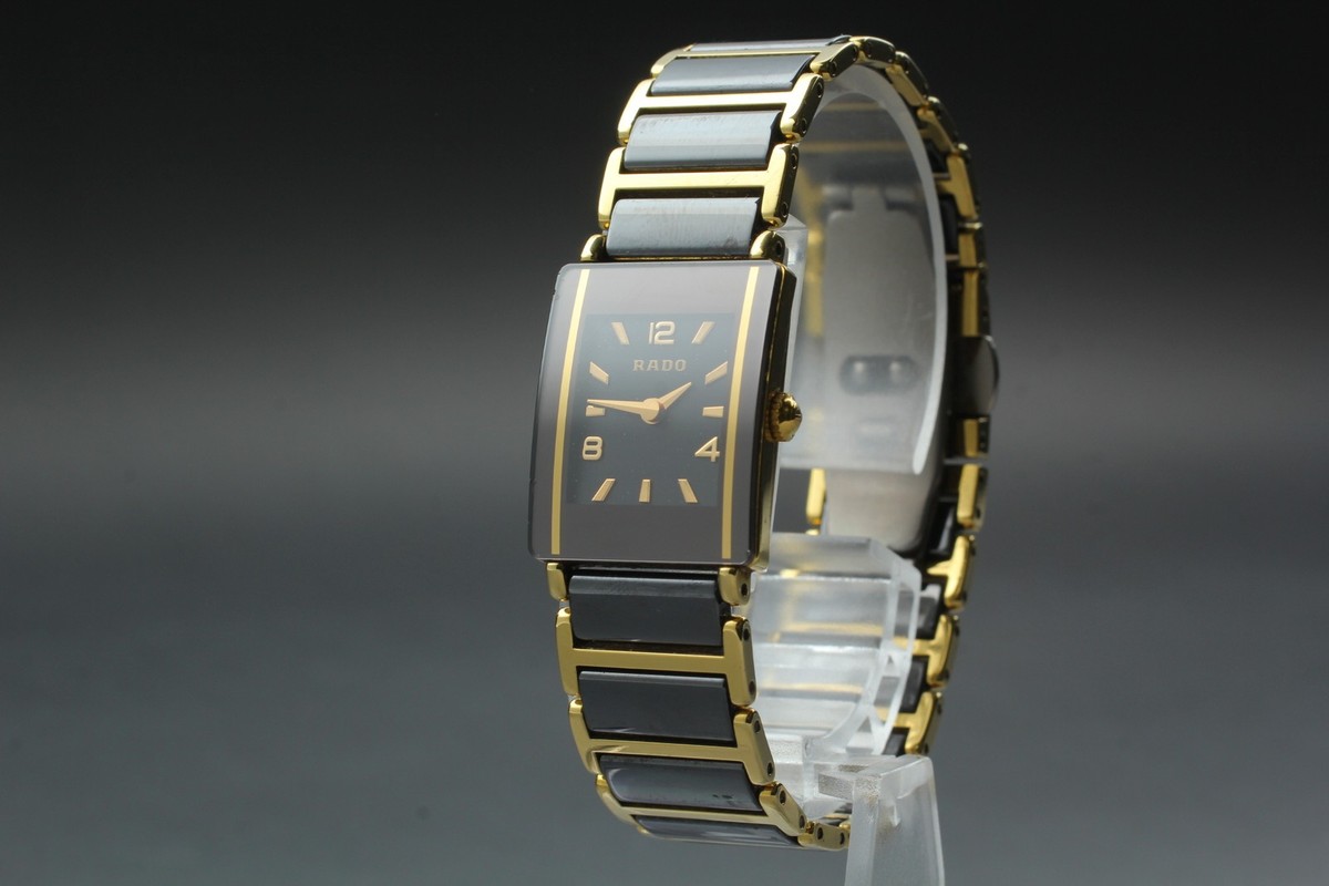 Near MINT] RADO Diastar 153.0383.3 18mm Ceramic Black Dial