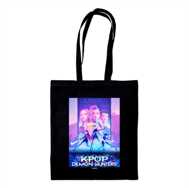KPop Demon Hunters Key Art Black Tote Bag - Image 5
