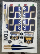 Cricket Bat Stickers embossed