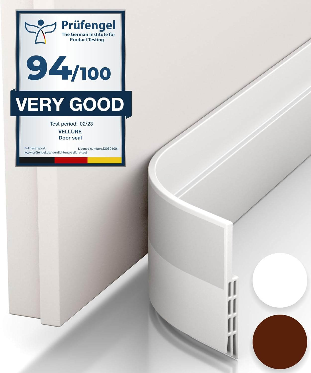 ® Premium Draft Excluder Strip - Door Seal for Energy Saving, Quick and Easy Ins