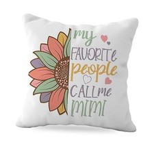 Mimi Gifts Pillow Covers 18x18 - Mimi, Grandma Pillow Cover Jtmc-10