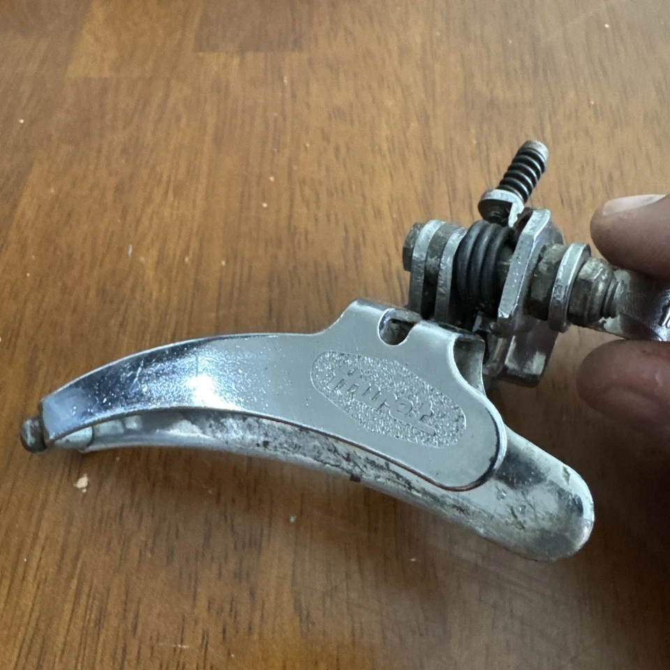 Desviador delantero vintage Sachs Huret 28,6 tirador inferior - plateado Foto 4 de 4