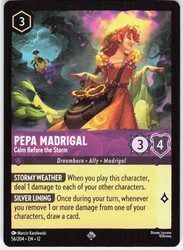 Pepa Madrigal - Calm Before the Storm 56/204 Wilds Unknown Super Rare