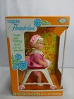 1969 IDEAL Toddler Thumbelina with Walker / Original Box - Works / See video
