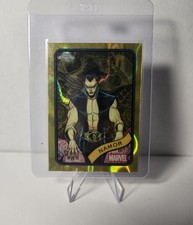 2025 Topps Chrome Marvel Yellow Lava Refractor Namor No.12