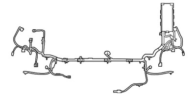 Genuine Ford Wire Harness BE9Z-14290-C