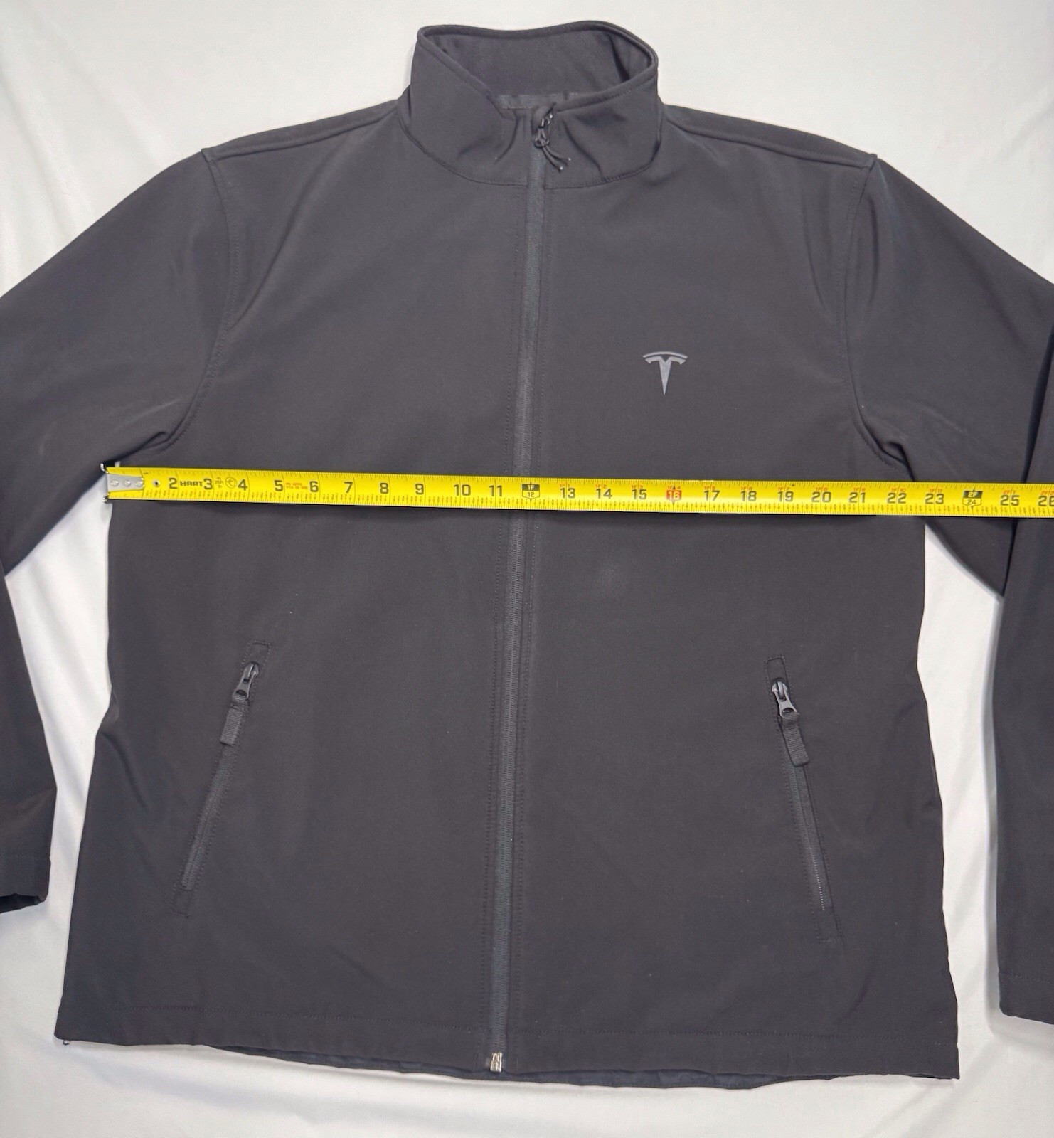 Tesla Soft-Shell Jacket Black Full Zip Fleece Mes… - image 6
