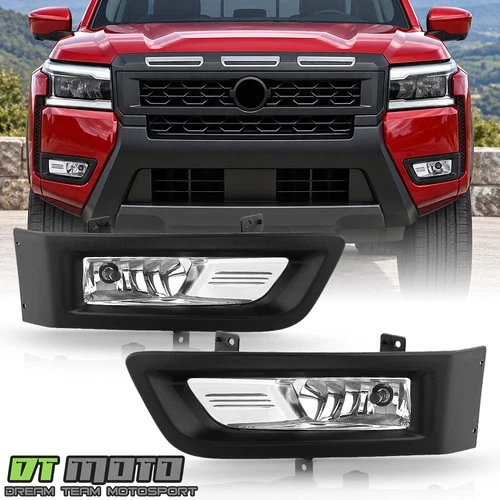 For 2025-2027 Nissan Frontier Halogen Bumper Fog Lights Driving Lamps w/ Switch - product listing photo